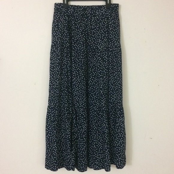 BeachLunchLounge Ramona Dot Print Maxi Skirt XL - Picture 6 of 10